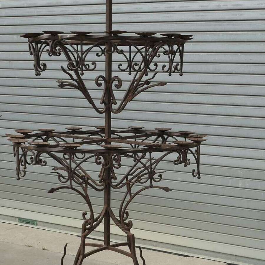 7ft3&rdquo; Tall Medieval Candelabra. Castle Torchere   We have 4 of these available