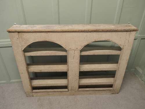 Early 19th century French Pine Shelved Alcove Cupboard   This is a wonderful old
