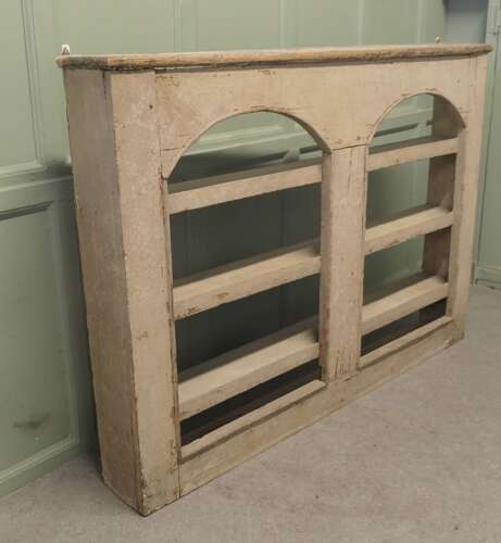 Early 19th century French Pine Shelved Alcove Cupboard This is a wonderful old