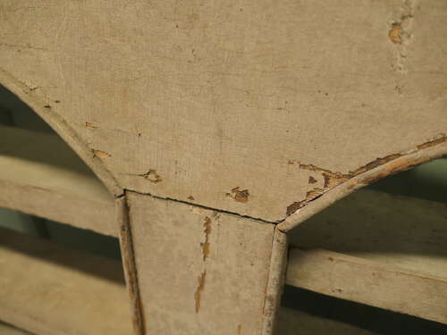 Early 19th century French Pine Shelved Alcove Cupboard This is a wonderful old