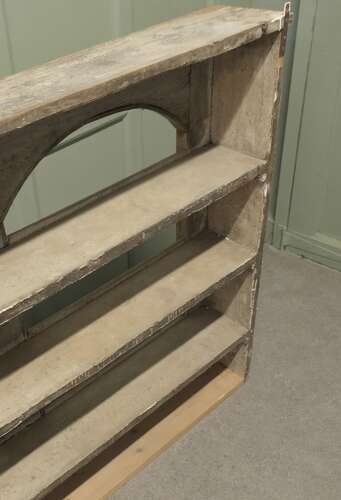Early 19th century French Pine Shelved Alcove Cupboard This is a wonderful old