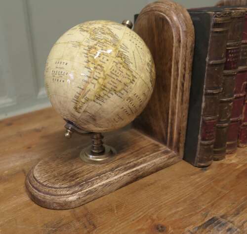 A Set of Bookends for the Geography Student   A very attractive pair