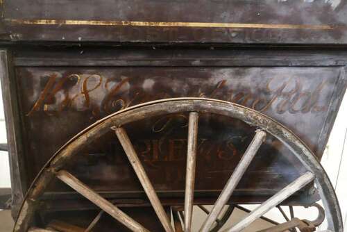 19th Century Hovis, Grocery and Post Office Delivery Hand Cart
