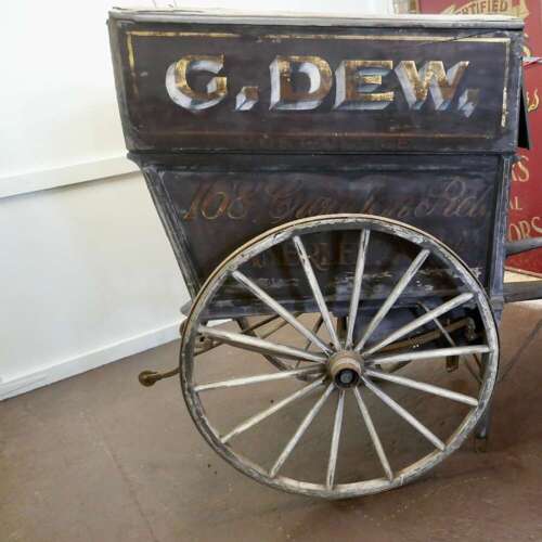 19th Century Hovis, Grocery and Post Office Delivery Hand Cart