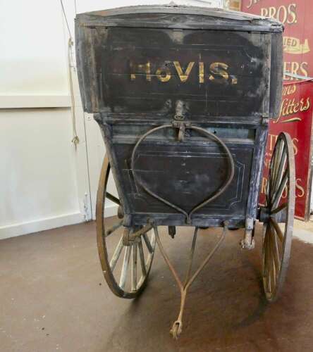19th Century Hovis, Grocery and Post Office Delivery Hand Cart