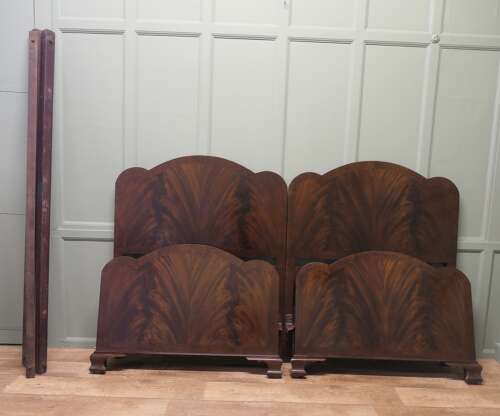 Pair of Art Deco Twin Beds or a Super King Double Bed