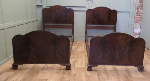 Pair of Art Deco Twin Beds or a Super King Double Bed