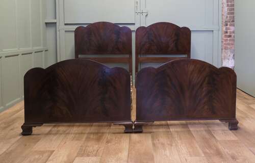 Pair of Art Deco Twin Beds or a Super King Double Bed