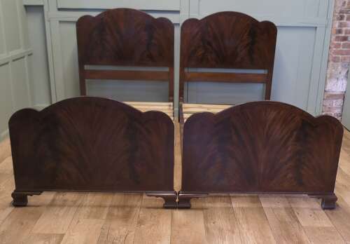 Pair of Art Deco Twin Beds or a Super King Double Bed