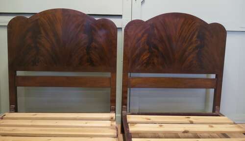 Pair of Art Deco Twin Beds or a Super King Double Bed