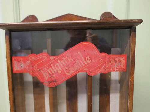 Knight’s Castile Soap Shop Display, Mechanical Dispensing Cabinet This is a very rare p
