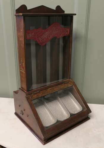 Knight’s Castile Soap Shop Display, Mechanical Dispensing Cabinet This is a very rare p
