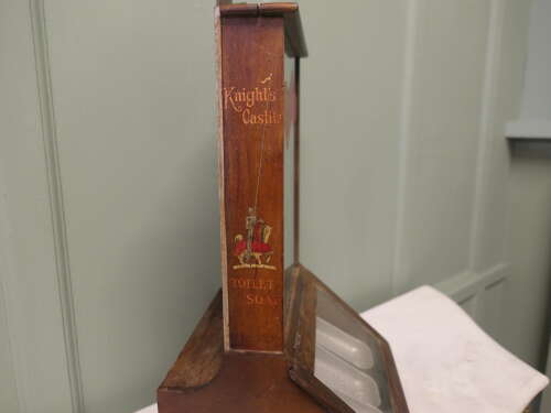 Knight’s Castile Soap Shop Display, Mechanical Dispensing Cabinet This is a very rare p