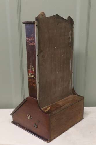 Knight’s Castile Soap Shop Display, Mechanical Dispensing Cabinet This is a very rare p