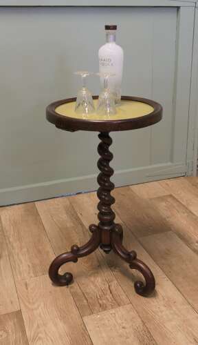 Victorian Wine Table or Occasional Table  This lovely table stands on a very attractive Ba