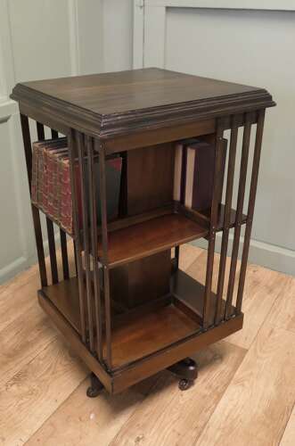A Revolving Library Bookcase The Bookcase is excellent Quality it has access to the book