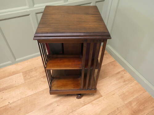 A Revolving Library Bookcase The Bookcase is excellent Quality it has access to the book